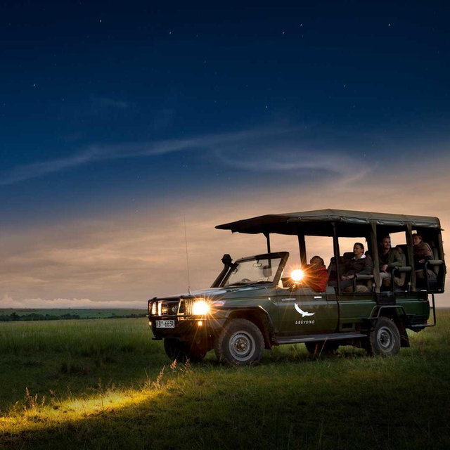 Nighttime Game Drive On Our Honeymoon