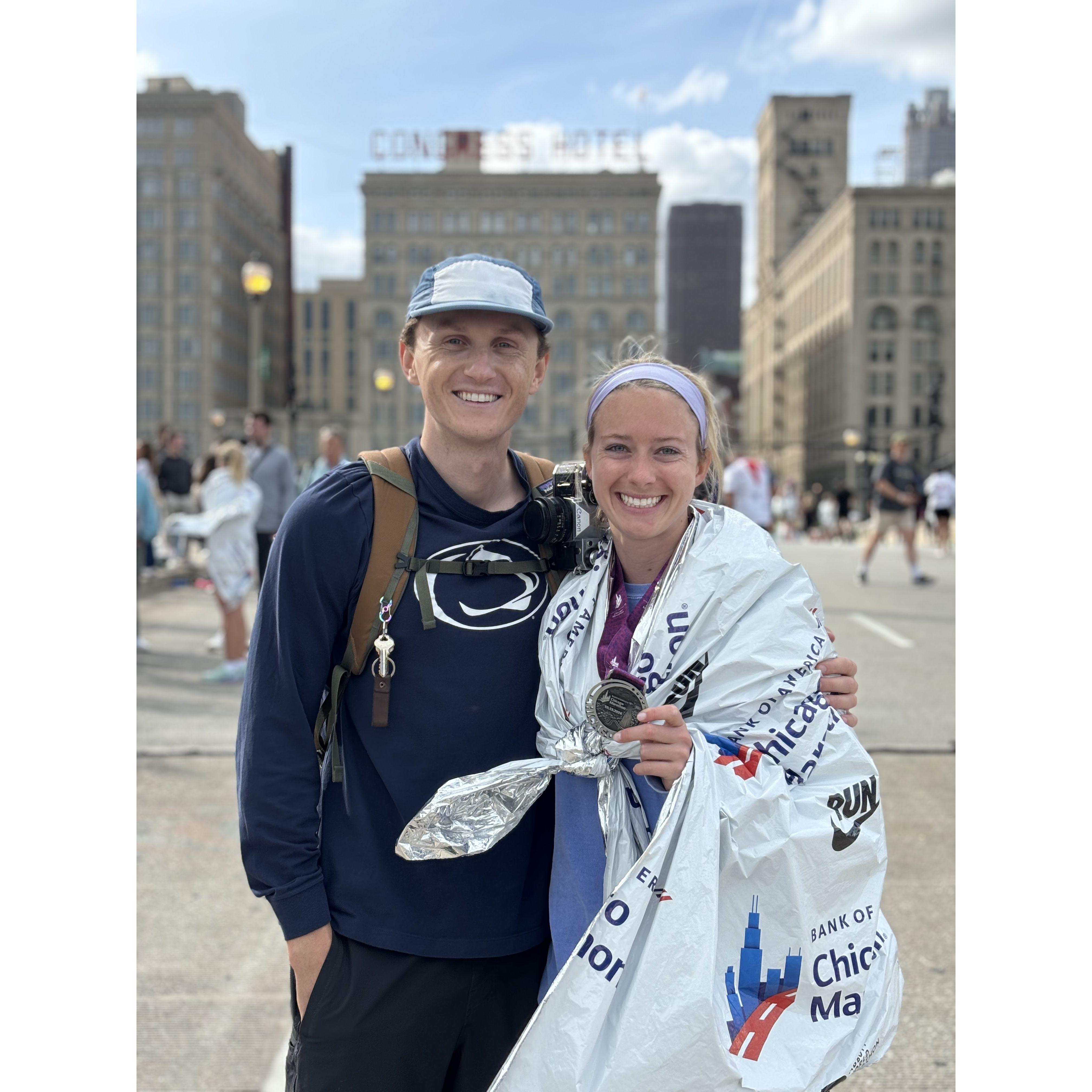 Bridget's Chicago Marathon in 2024