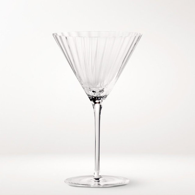 Williams Sonoma Reserve Optic Martini Glasses, Set of 4