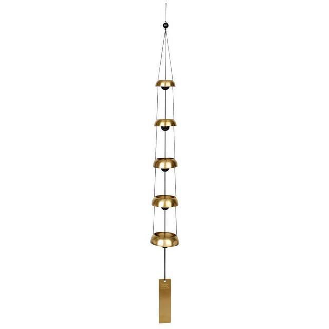 Sanctuary Bells Wind Chime, 32" - Brass