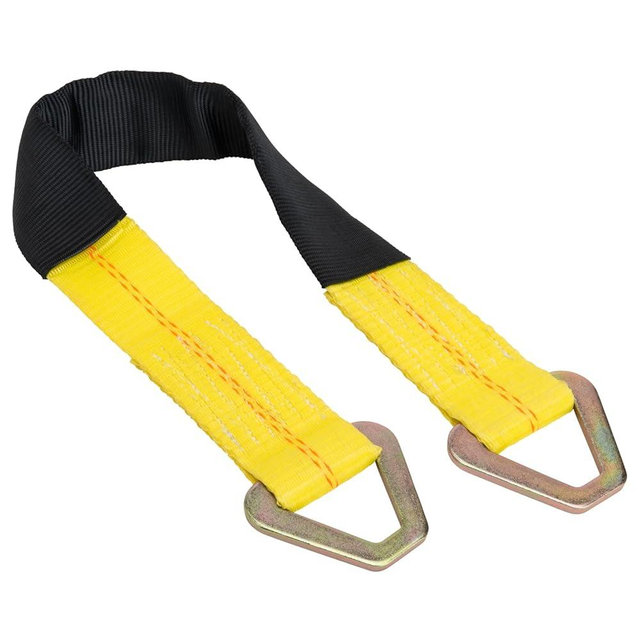 Keeper – 2” x 24” Premium Axle Tie Down Strap with D Rings - 3,333 lbs. Working Load Limit and 10,000 lbs. Break Strength,One Color