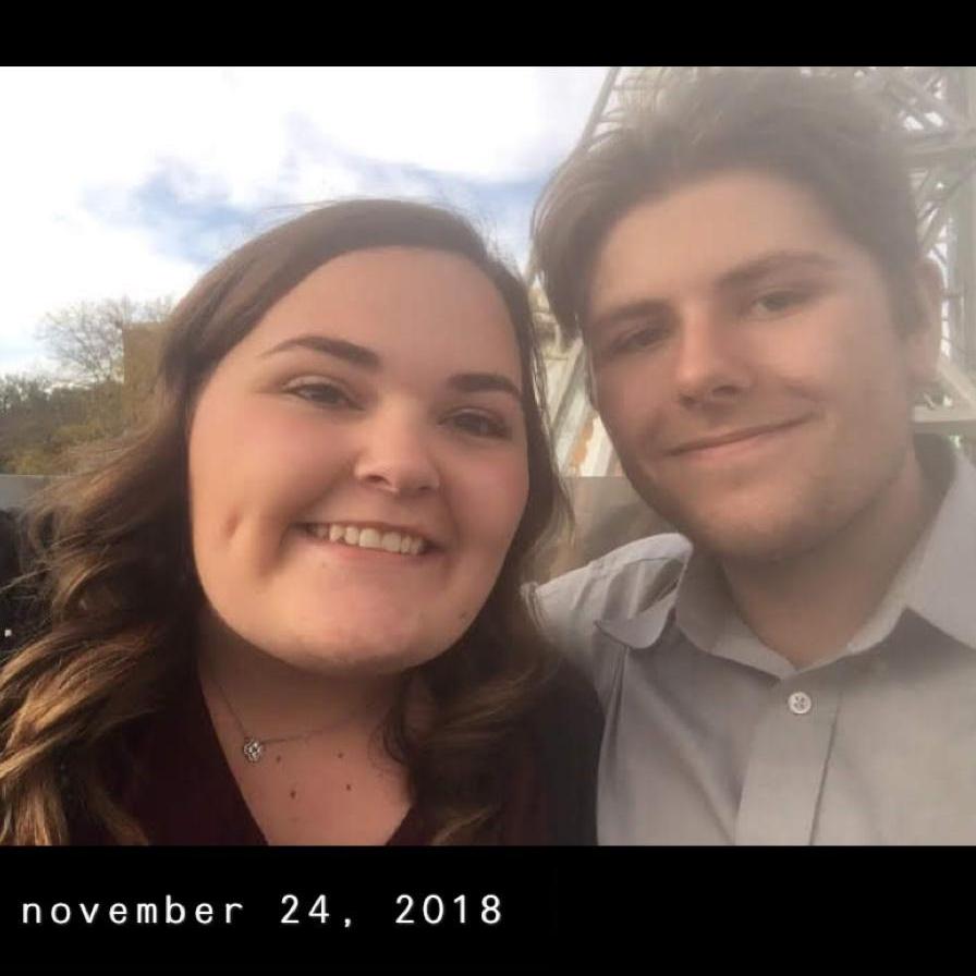 Our first Ferris wheel ride together!