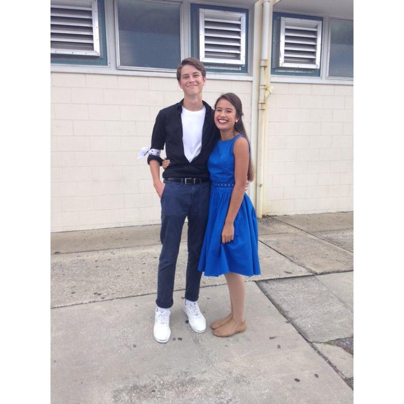 Fun fact...this was the first picture we ever took together circa November 2015 pre-marching band performance