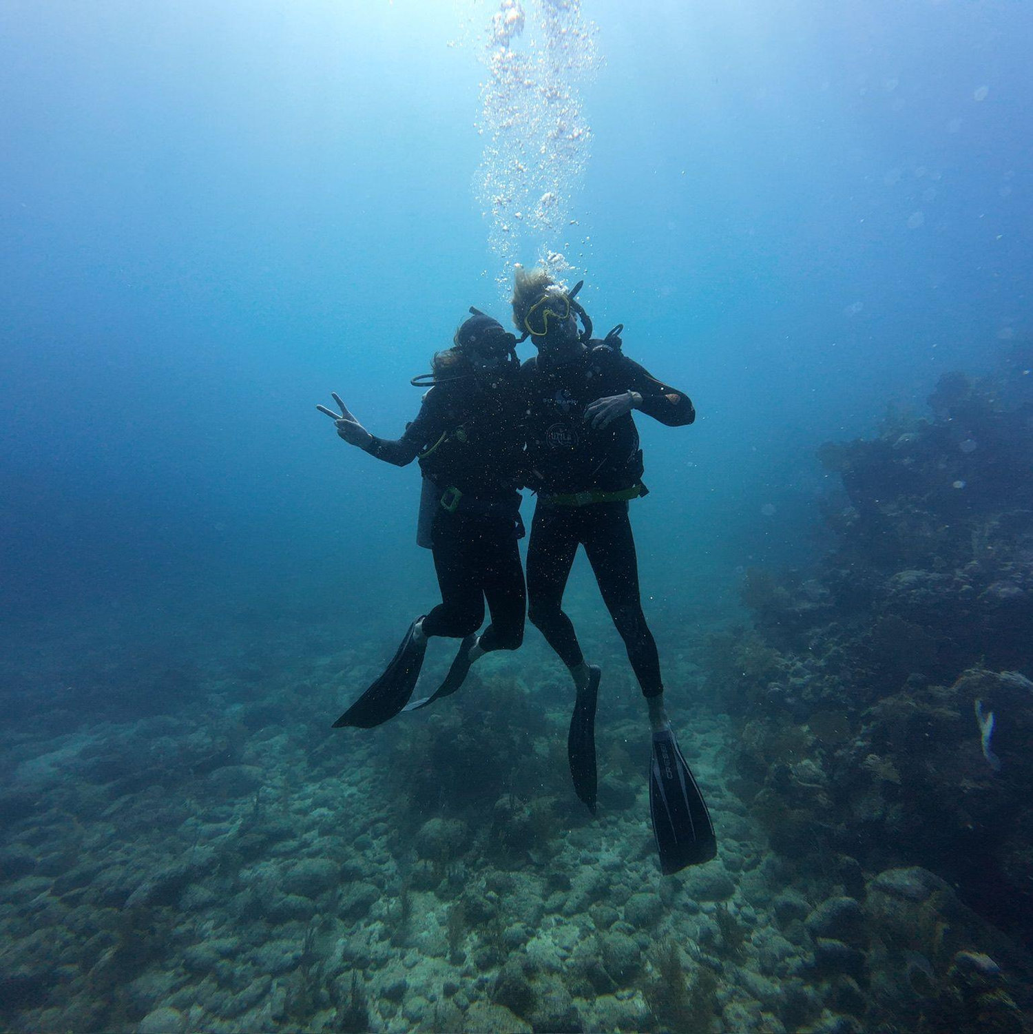Our love reached new depths here <3