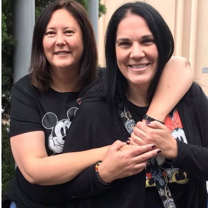 Terese got us matching shirts in case we got lost at Disneyland