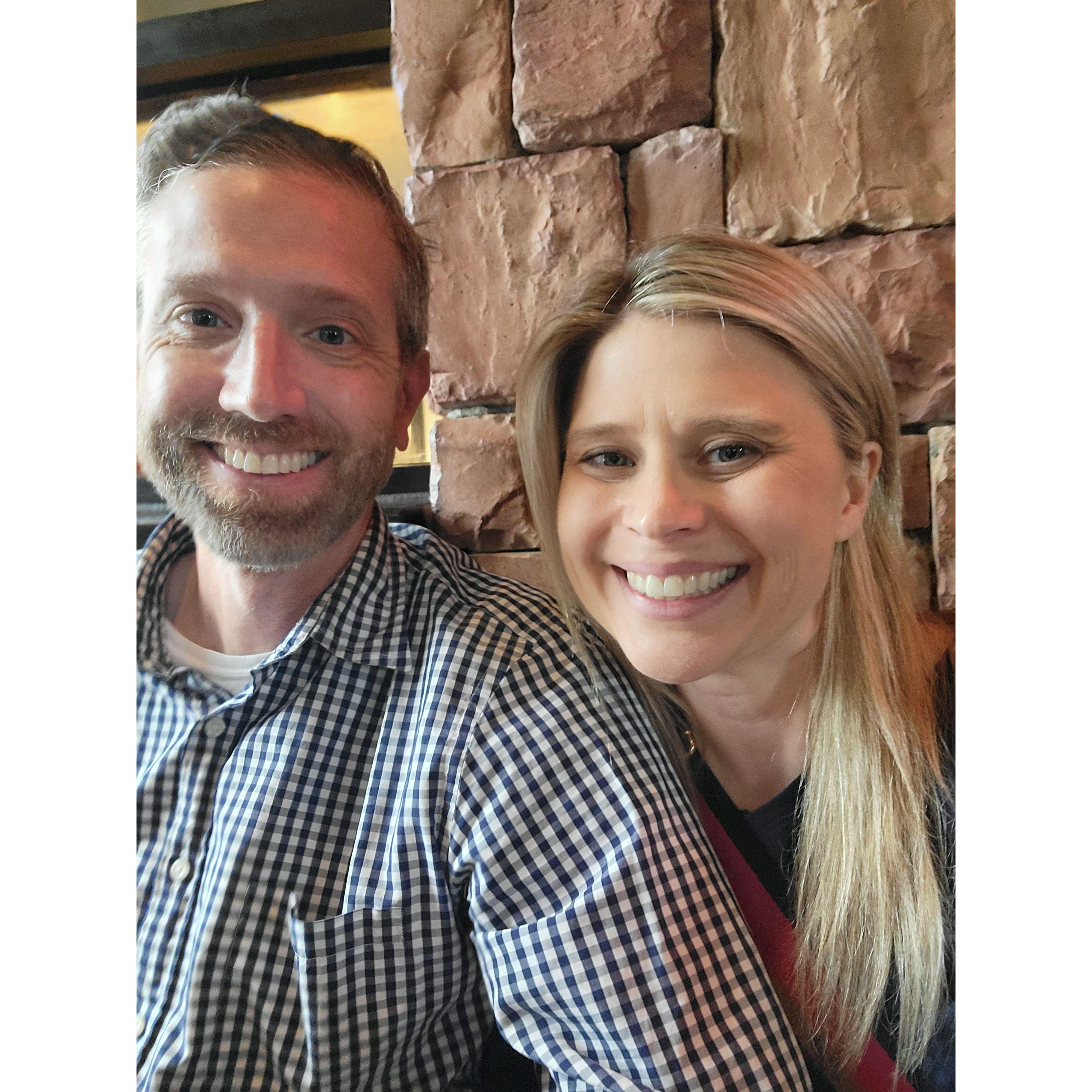 Date night at one of our favorite restaurants.