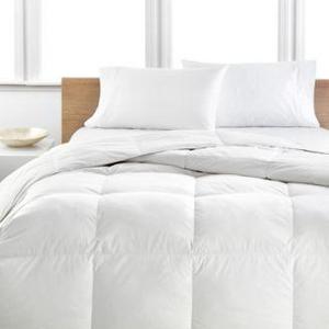 Calvin Klein - Light Warmth Down Full/Queen Comforter, Premium White Down Fill, 100% Cotton Cover