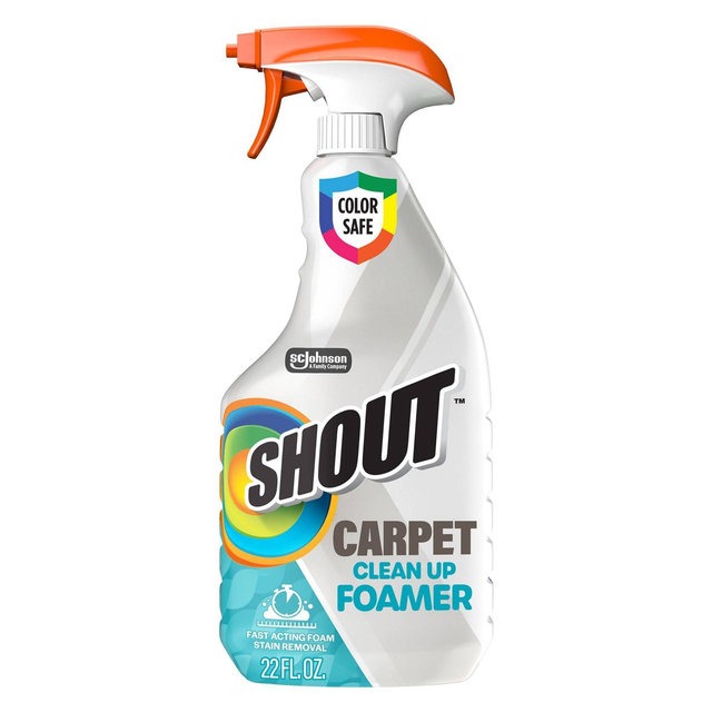 Shout Color Safe Carpet Cleaner Spray Foam - Stain Remover and Deodorizer - 22 fl oz