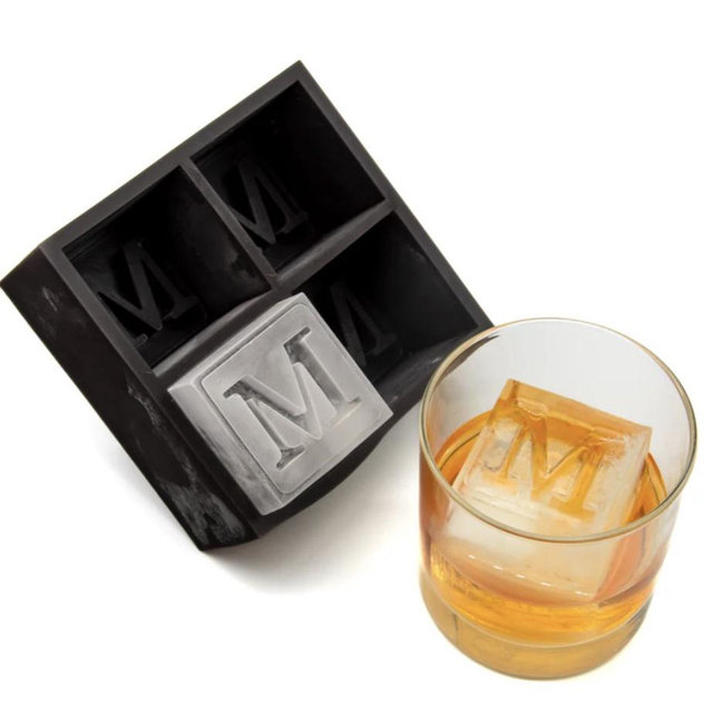 Your Letter Ice Tray - M
