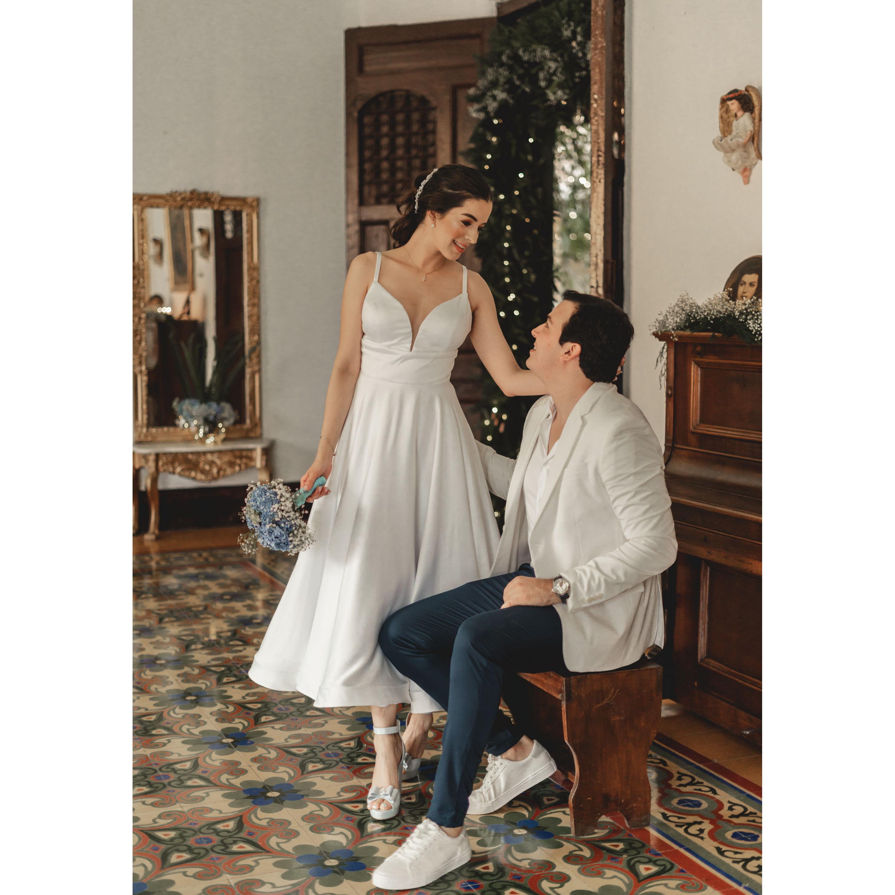 Y el día llegó, dimos el sí en nuestra boda civil un 28 de mayo, rodeados de mucho amor