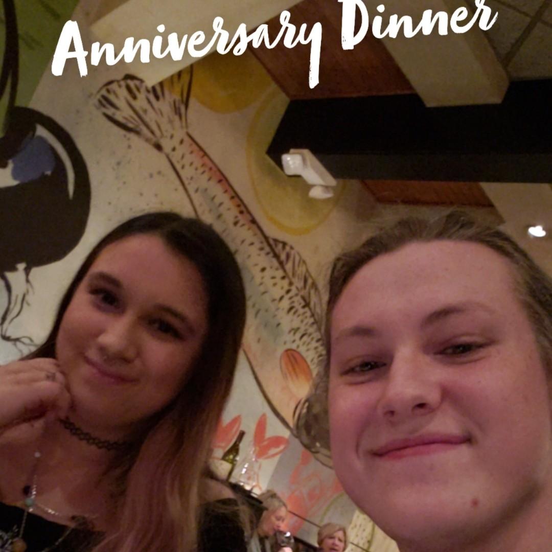 Simeon and Kris' 5 year anniversary