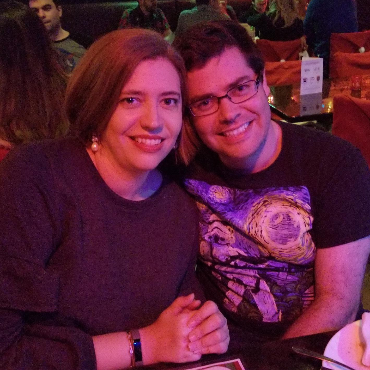 Enjoying an evening out