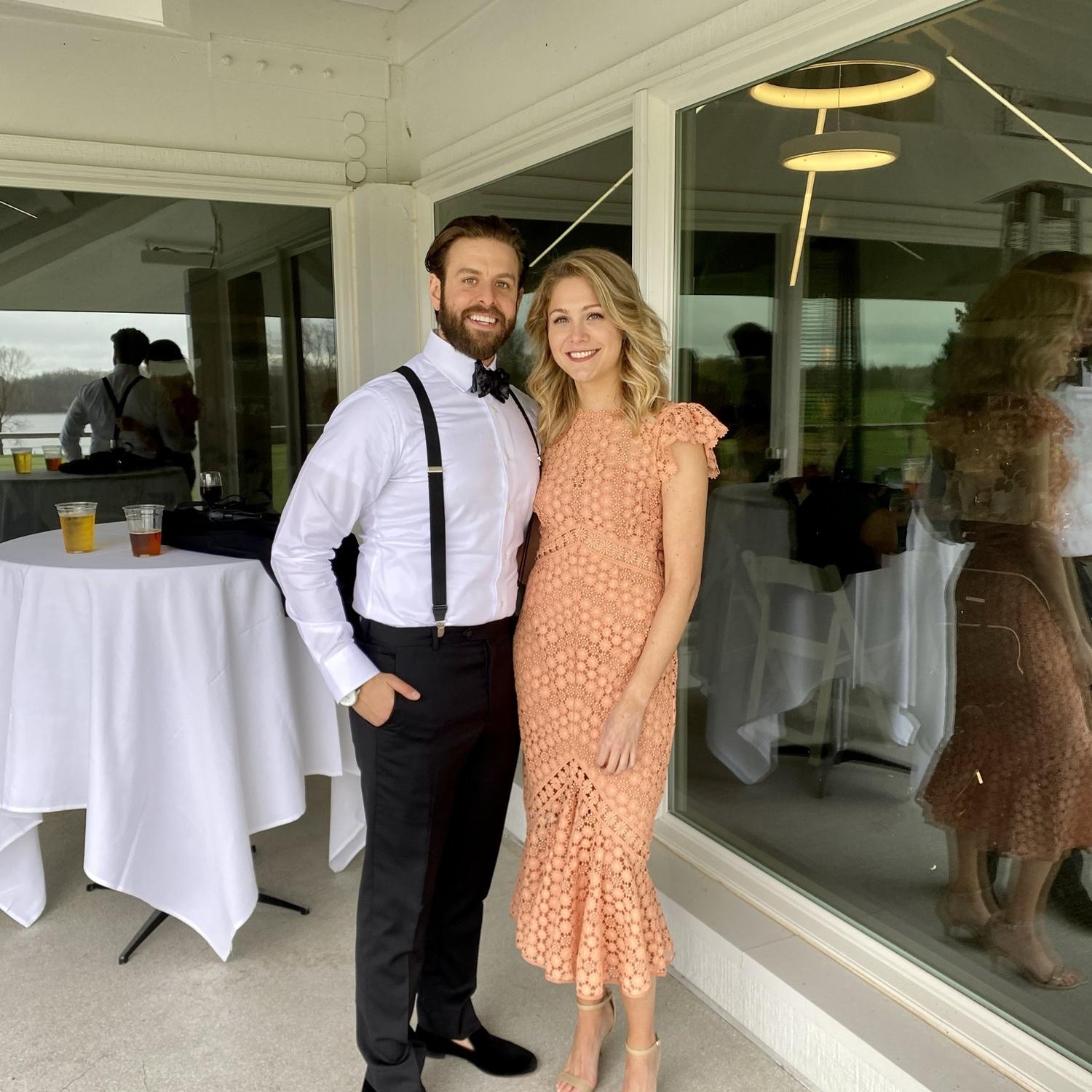 Our first wedding together - Shout out to Andy and Kerri!