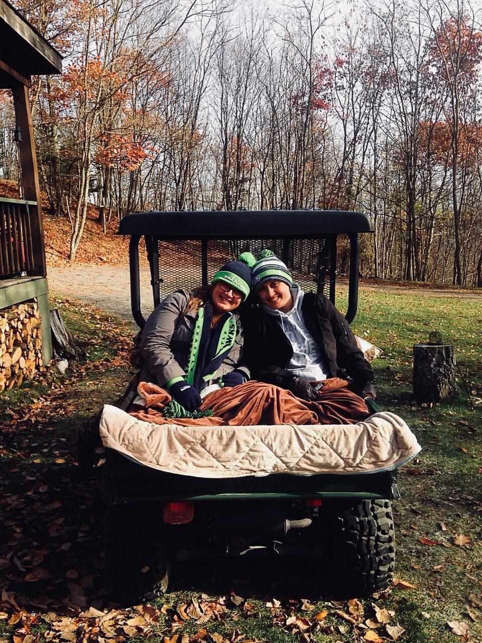 At Carmen & Justin’s family cabin in the Blue Ridge Mountains! So incredible. We had an amazing time. No phone or internet, just time to relax and disconnect from everything.
