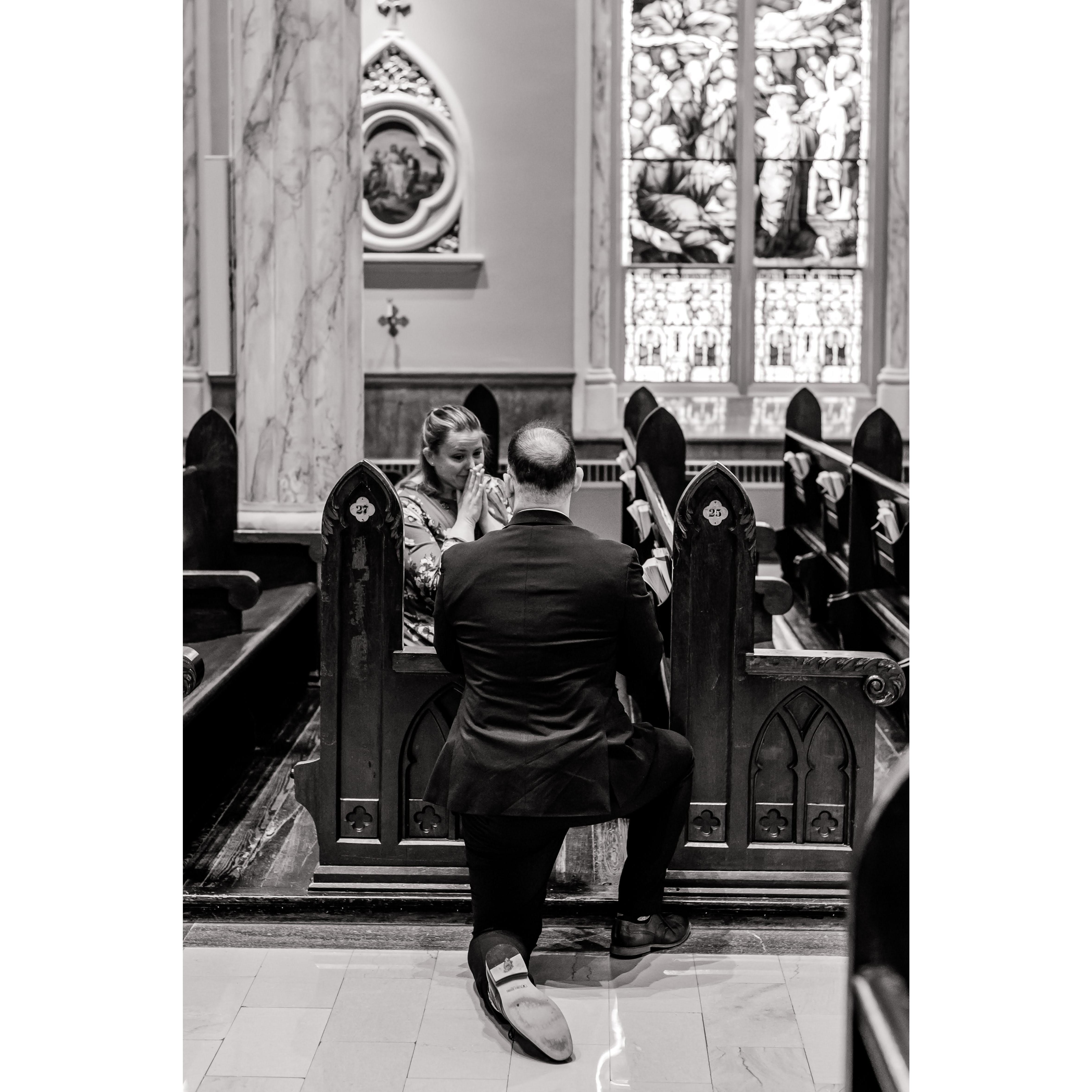 The moment.

At one point Steven had to say "Stand up, sweetheart."