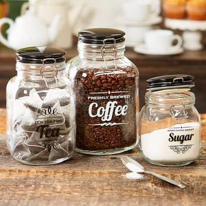Vintage Kitchen Glass Jars