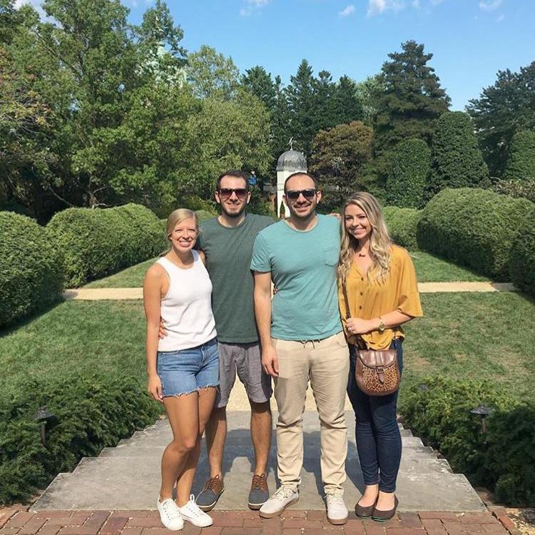 Visiting our wedding venue with Alex and Jessie