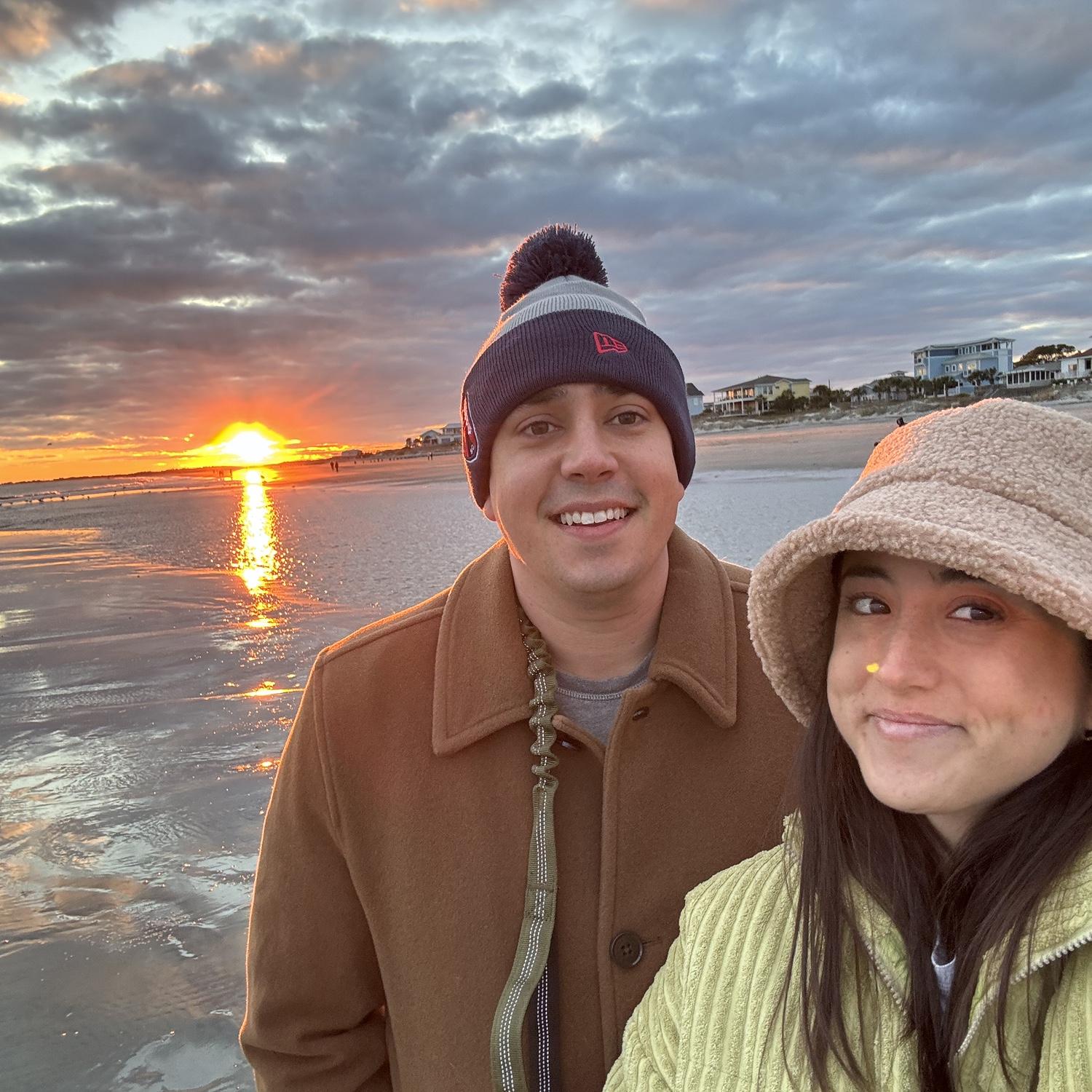 Our favorite thing to do in Charleston was our sunset walks!
