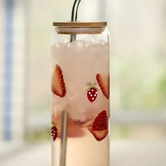 The Icon Juice Glass Large Tumbler with Lid