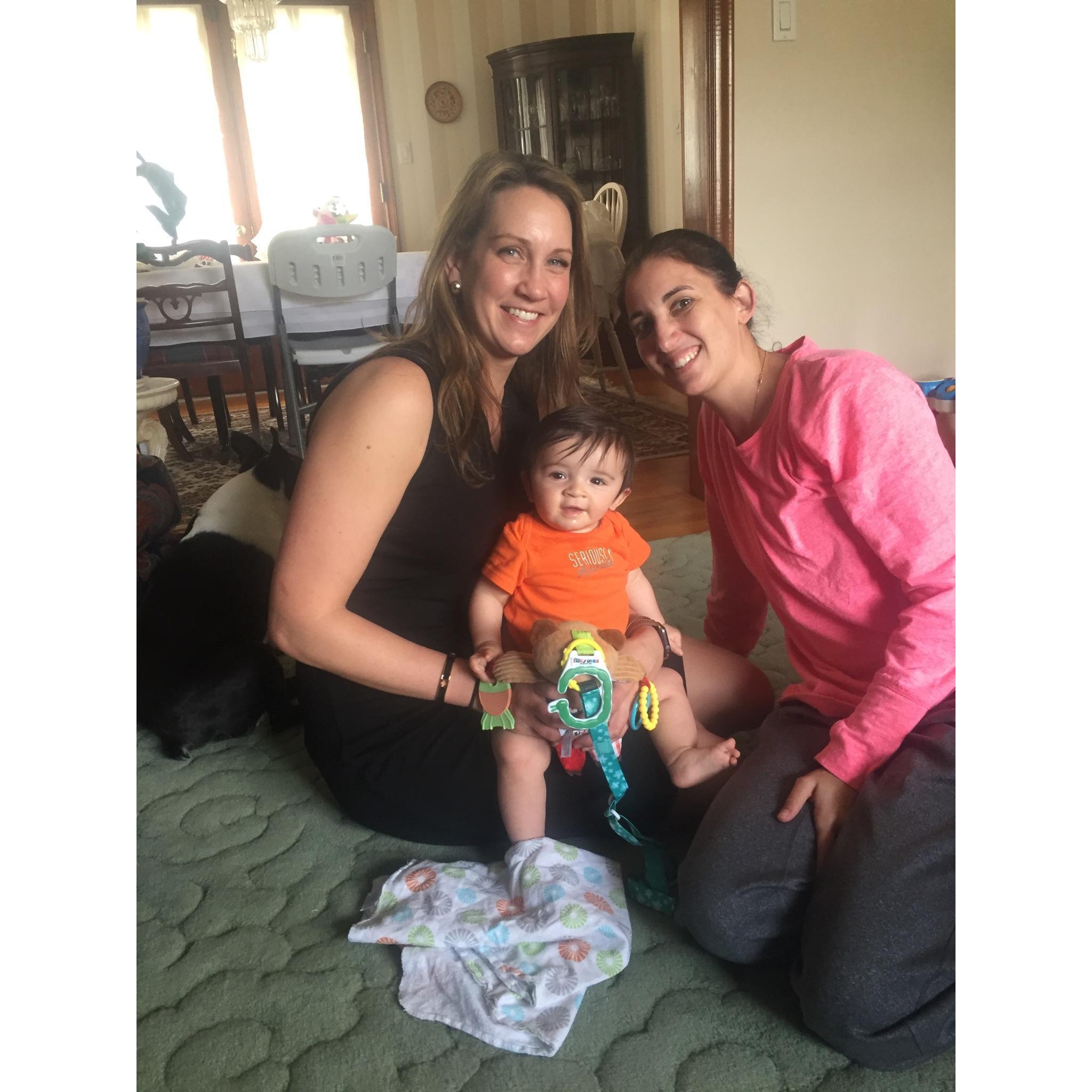 Visit with Stacie and baby Jaxson