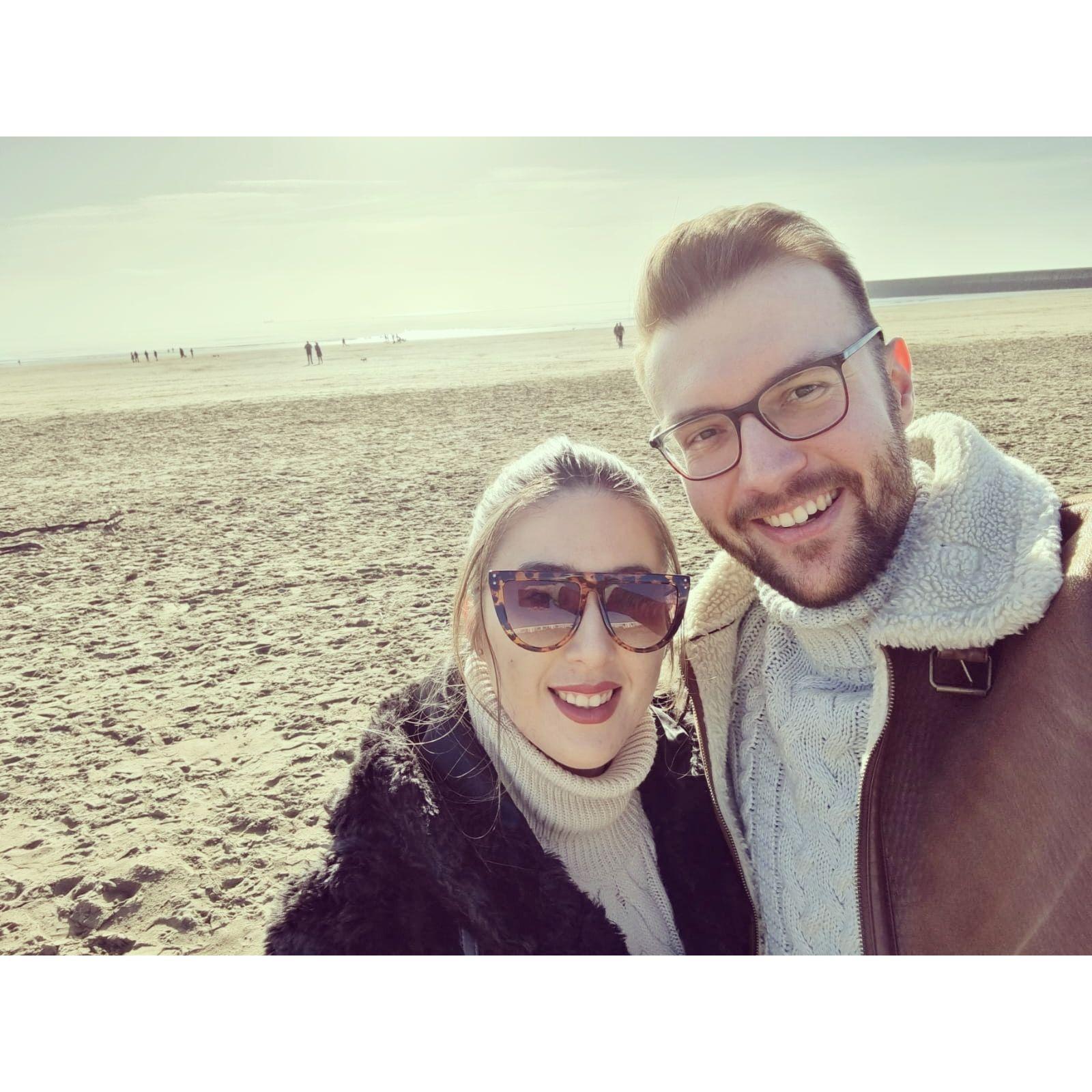 Our first day out in Swansea Bay.