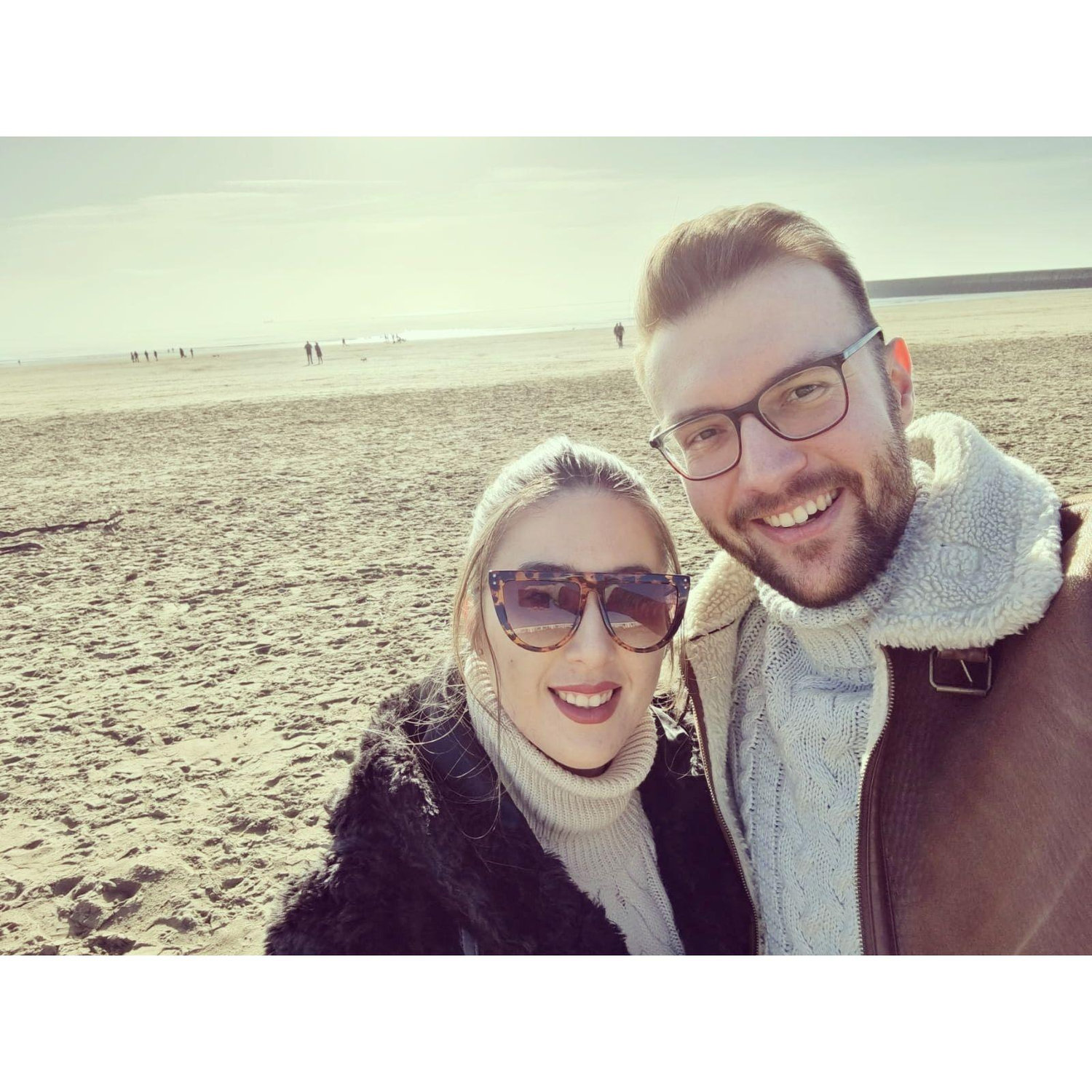 Our first day out in Swansea Bay.