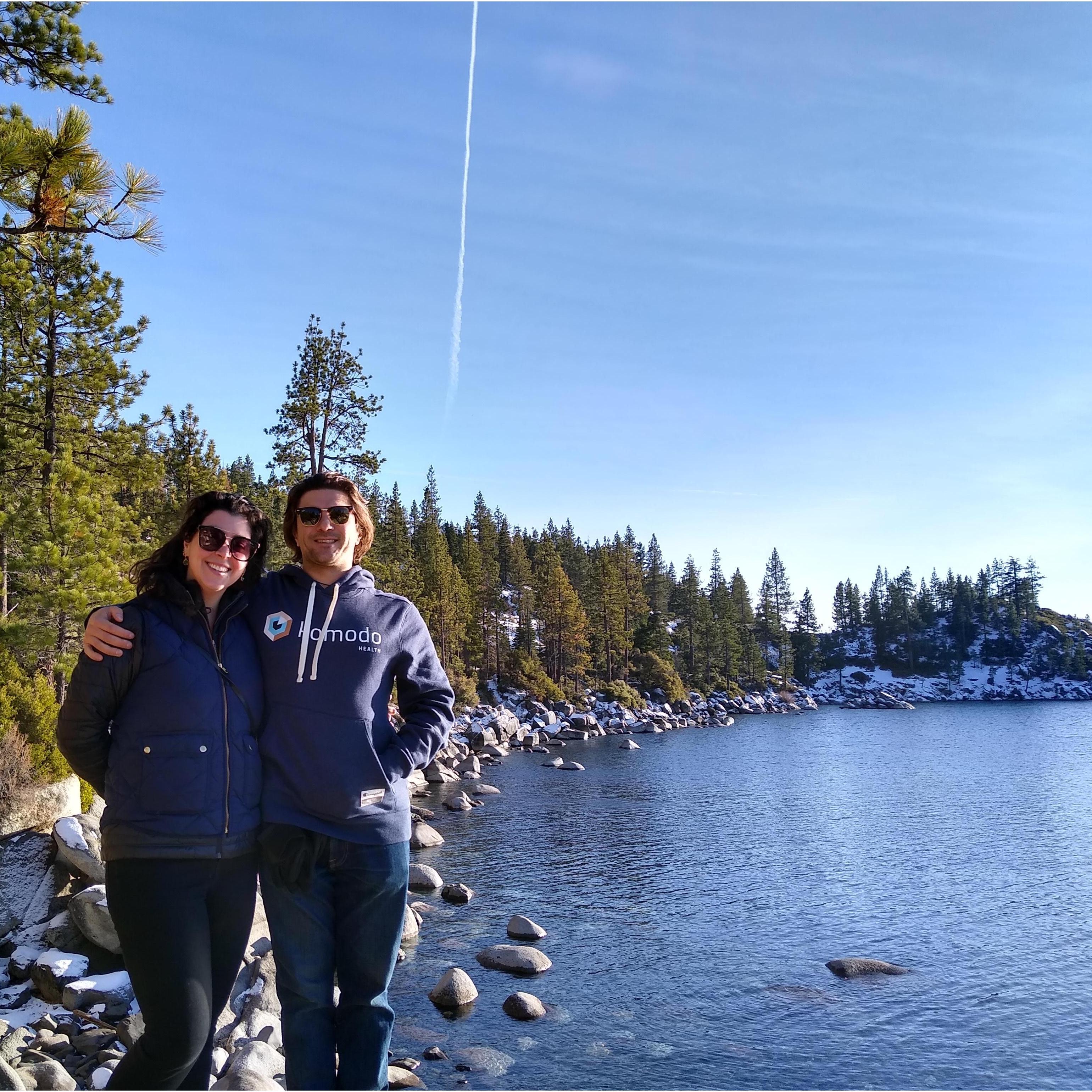 Tahoe, during New Year's 2021.