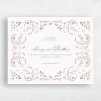 Pink Wedding Save the Date - Camberley Landscape
