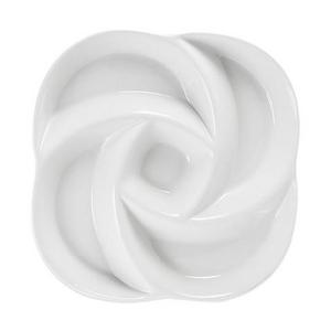 Everyday White® by Fitz and Floyd® Swirl Chip and Dip 5 Section Server