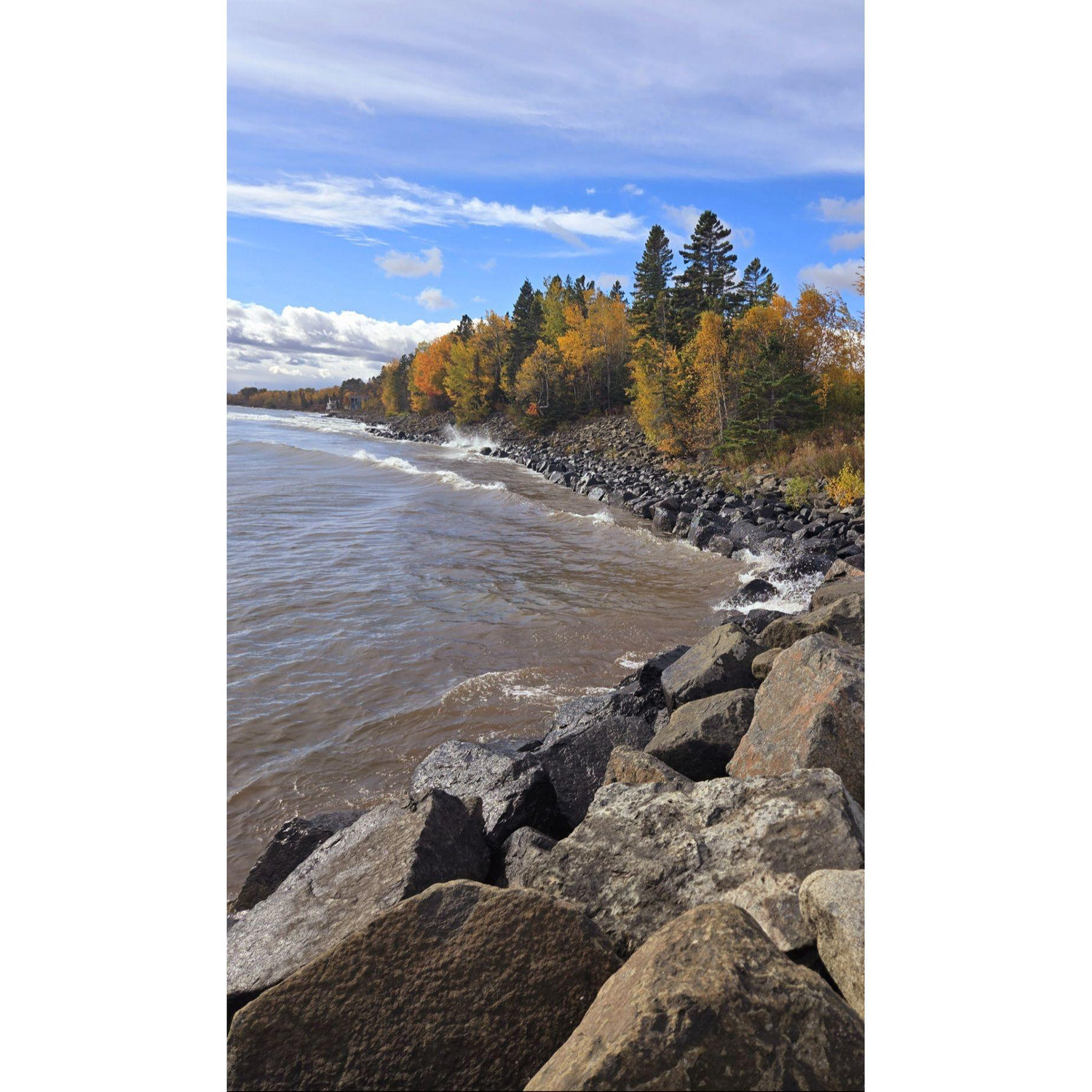 The North Shore in Duluth MN. One of our favorite places to go.
