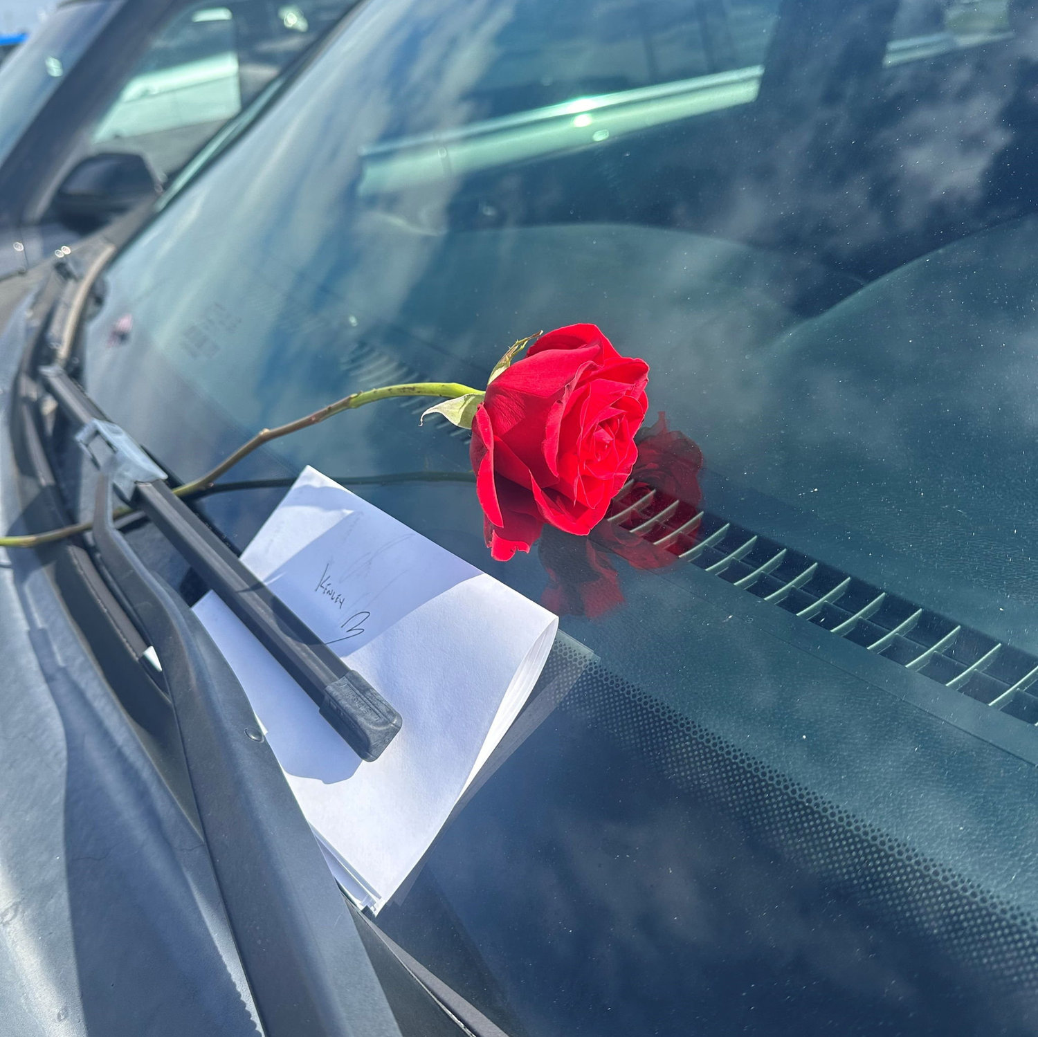 Lots of letters & red roses!