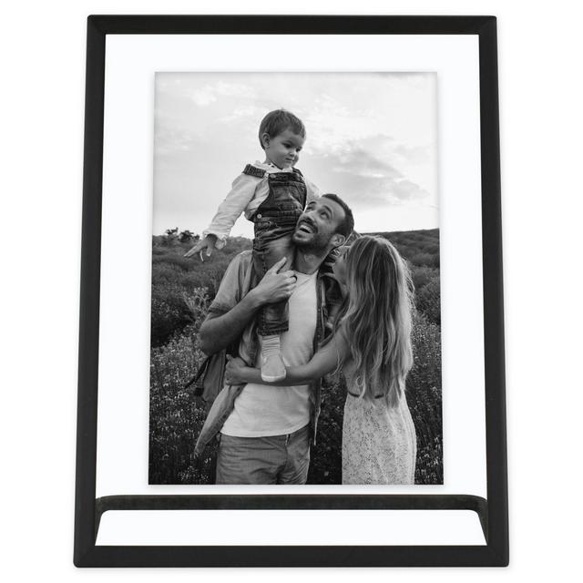 Bee & Willow™ Home 6-Inch x 8-Inch Metal Float Frame with Stand in Black