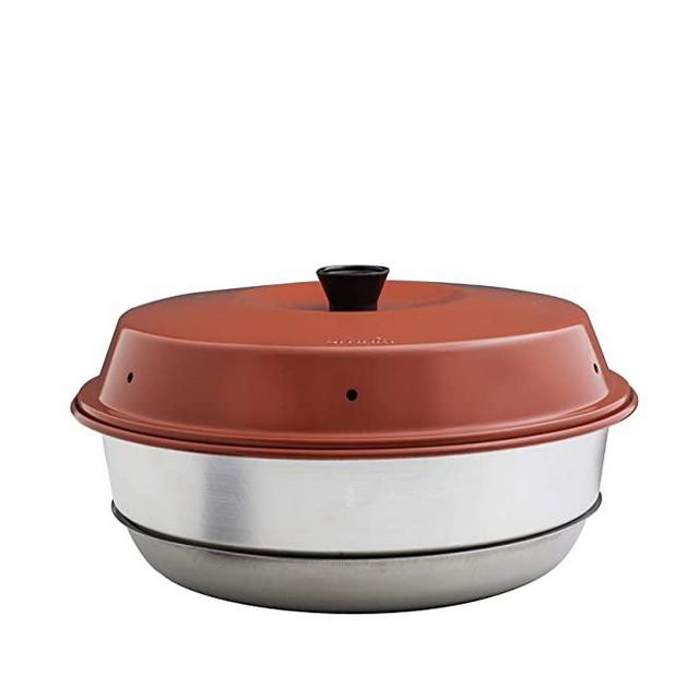 Omnia Oven. Your oven on the stove top. Ideal solution for boat oven, camp oven, and RV oven. Also known as a wonder pot.