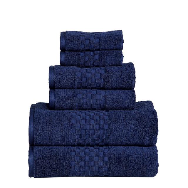 6pc Signature Solid Bath Towel Set Gold - Cassadecor