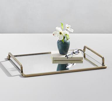 Lynn Brass & Mirror Tray