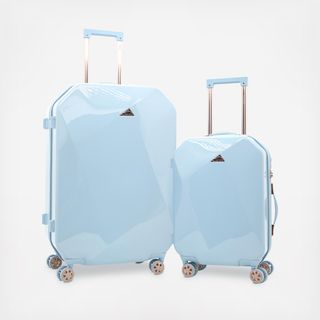 Kensie Octagon 2-Piece TSA-Lock Rolling Luggage Set