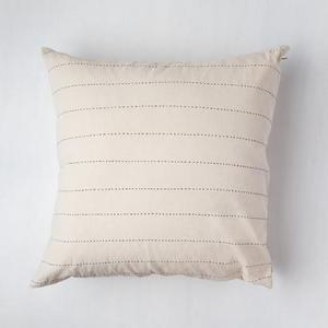 Bone Stripe Stitched Pillow