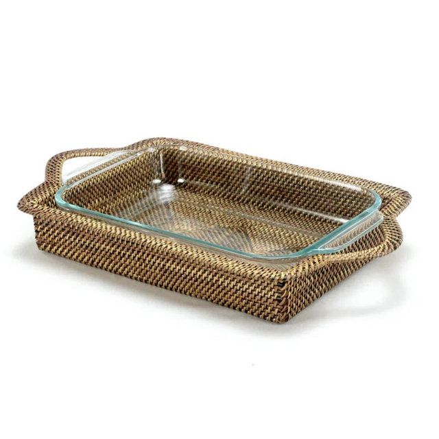 BMH - Large Casserole Basket w/Anchor Dish