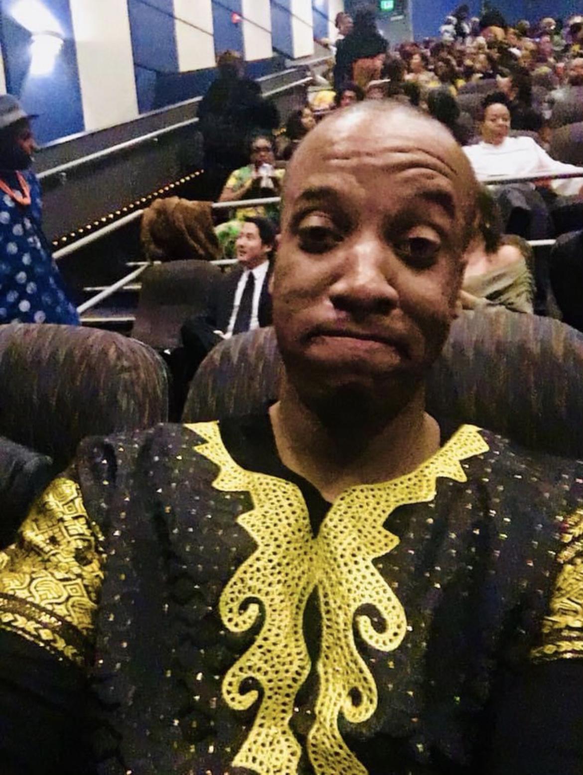 The day we ran into each other at the Black Panther premier in 2018