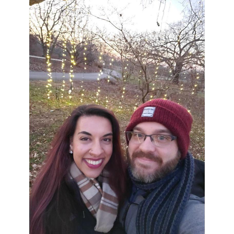 Our first holiday season as a couple - back in 2020!