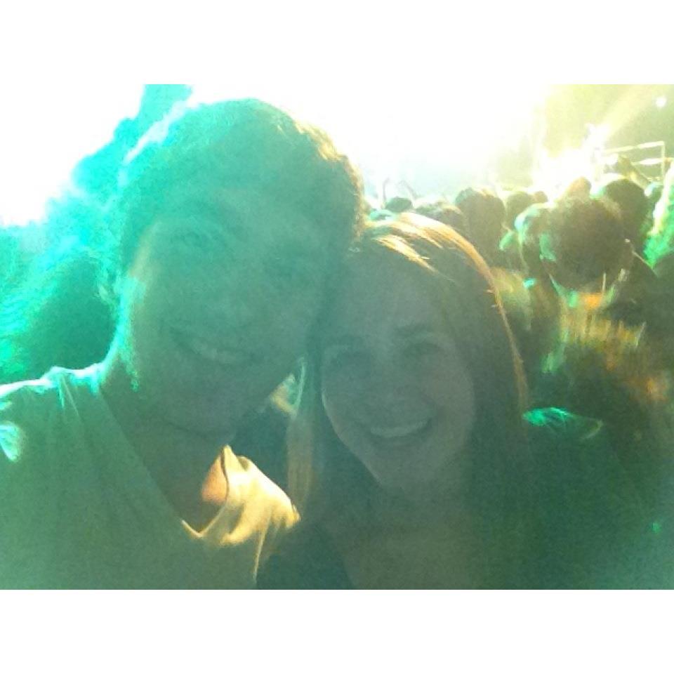 Our very first photo together - Show Gun's n Roses, 2011