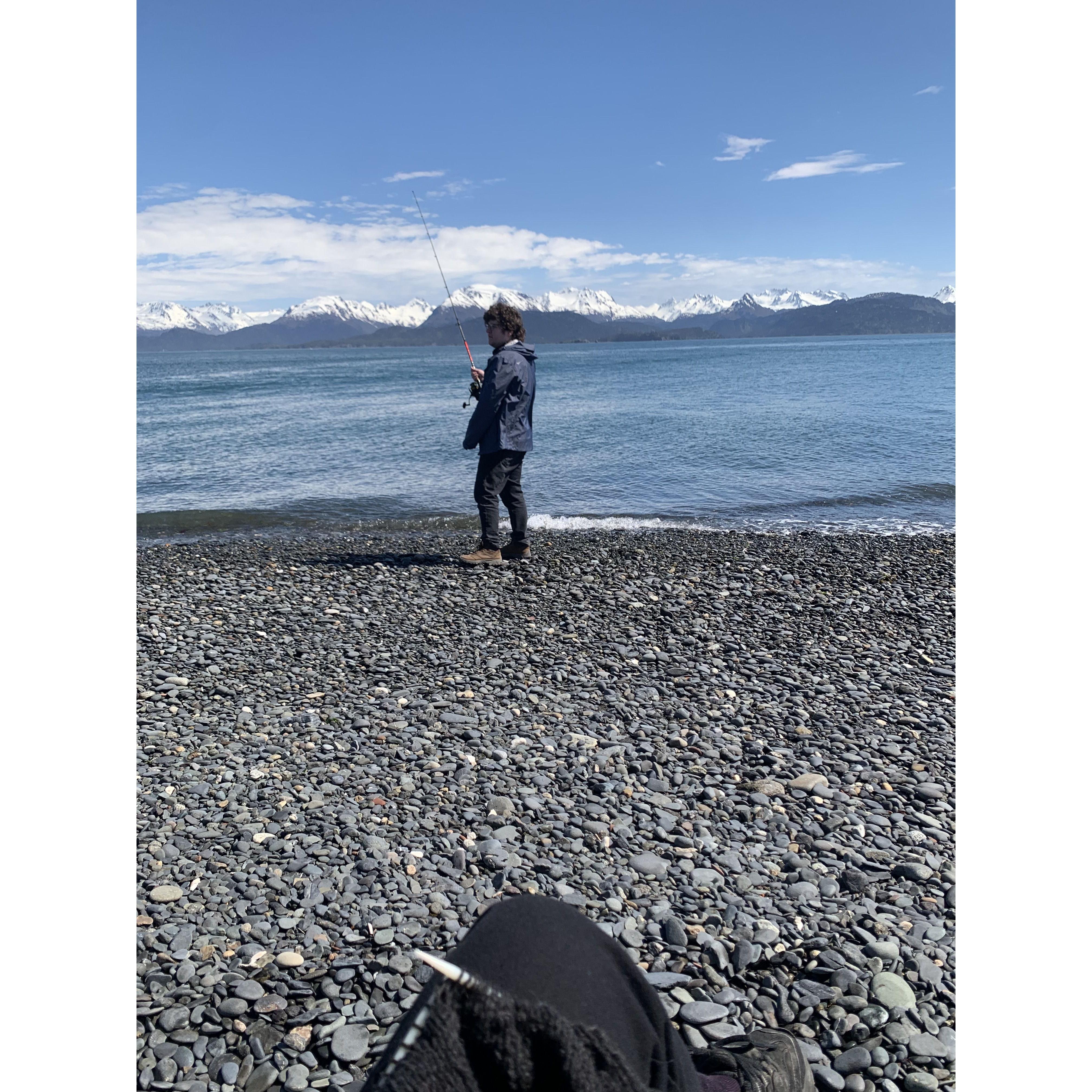 Fishing and Knitting