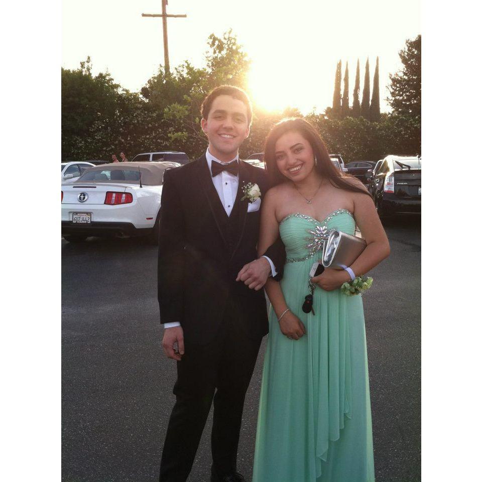 2014: In senior year of high school, we went to prom together - as friends.