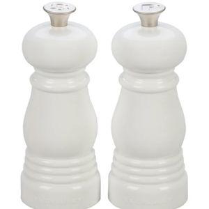 Petite Salt and Pepper Mill Set, Set of 2 Color: White
