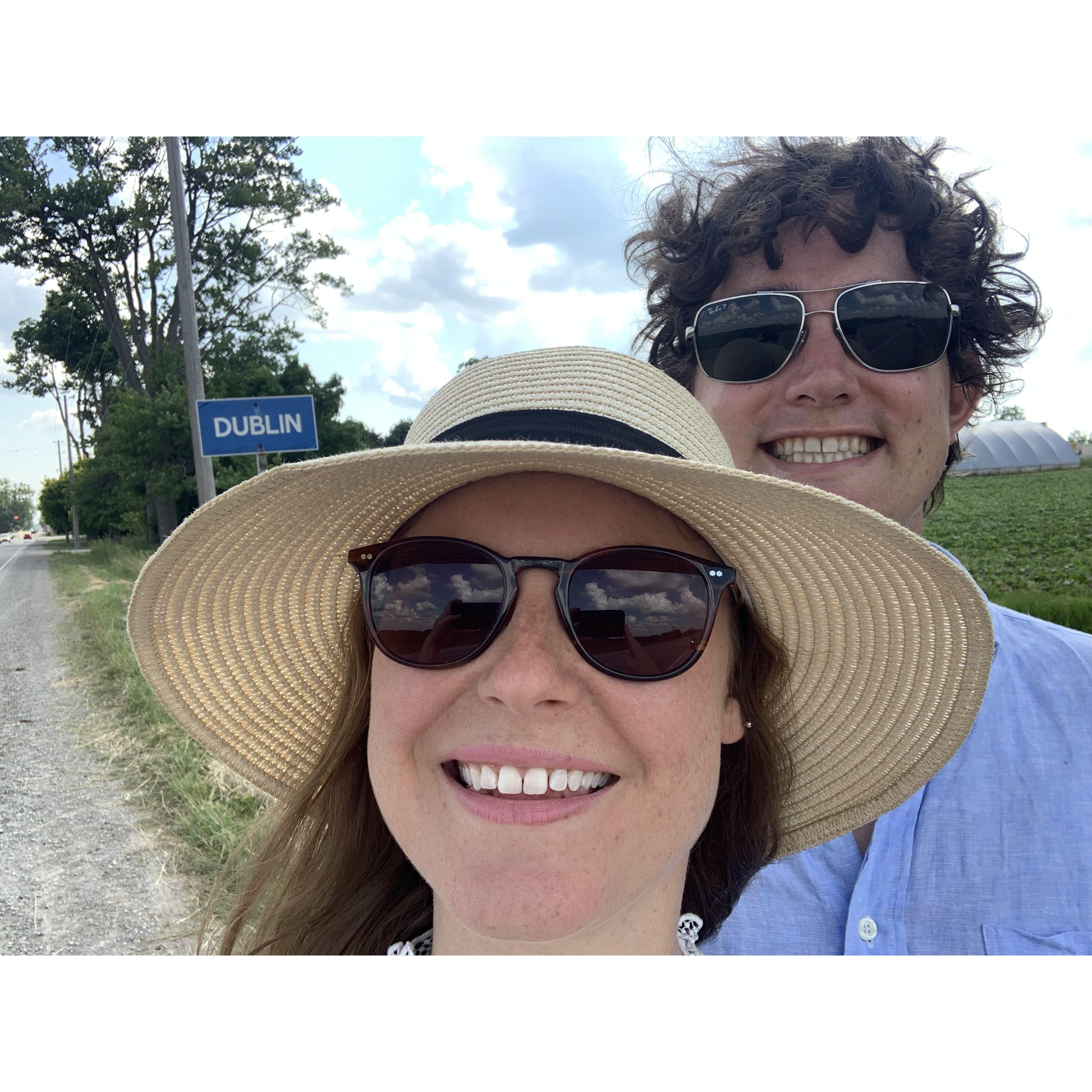 Travelling to "Dublin" Ontario in 2020 Covid lockdowns.