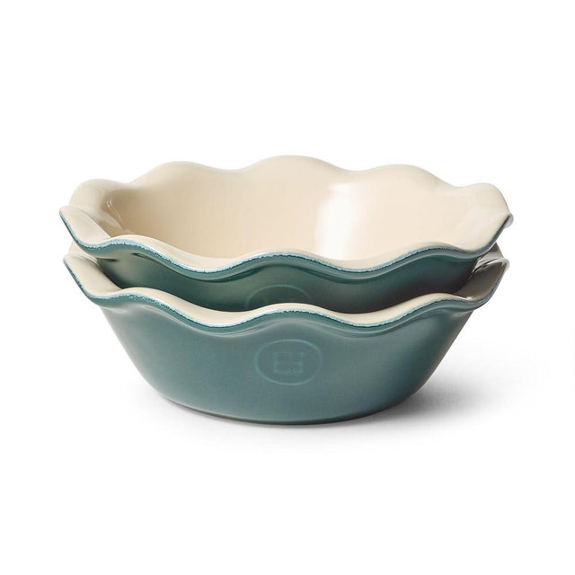 Emile Henry Modern Classics Mini Pie Dish (Set of 2)| Evergreen