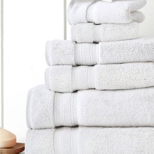 White Cloud-Loft Six-Piece Towel Set | Garnet Hill