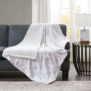 Sachi Faux Fur Throw Blanket