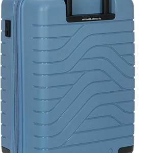 Bric's B|Y Ulisse Carry-On Luggage with Spinner Wheels – Airline Approved Hard Shell Suitcase, TSA Combination Lock & USB Port - Removeable Wash Bag Included - 21 Inch, Grey Blue