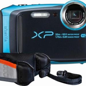 Fujifilm - FinePix XP120 16.4-Megapixel Waterproof Digital Camera - Sky Blue